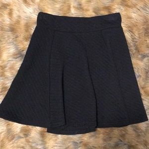 Black skater skirt
